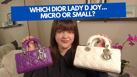 lady dior mini vs micro|dior micro lady d joy.